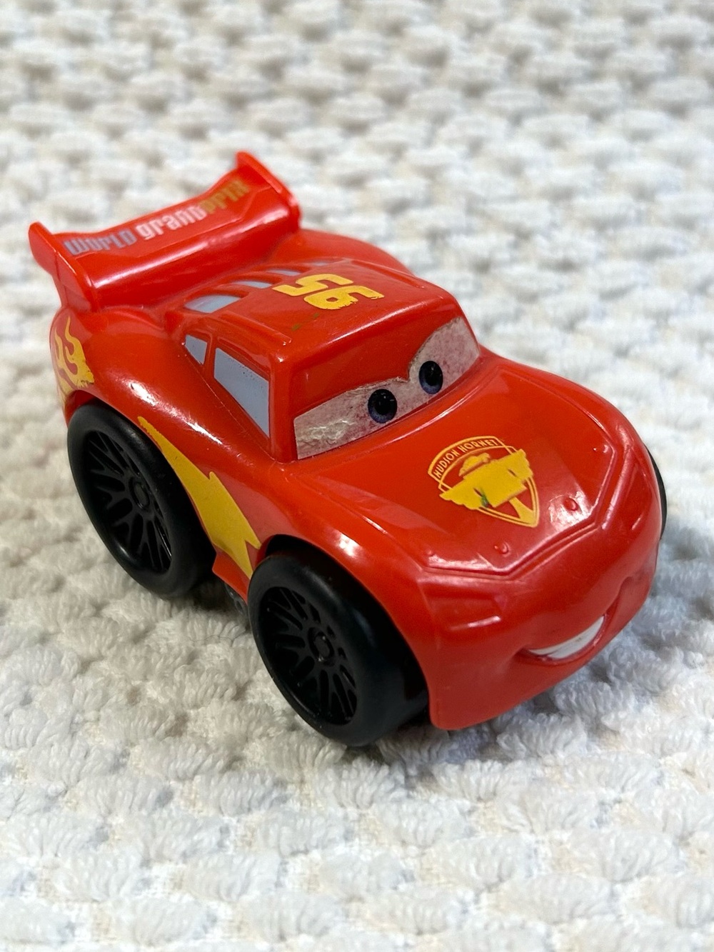 Fisher-Price Little People Wheelies Lightning McQueen Disney Pixar Cars 2 Movie